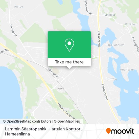Lammin Säästöpankki Hattulan Konttori map