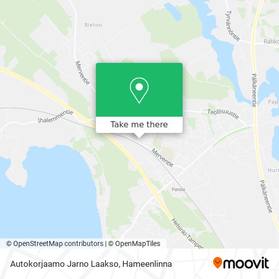 Autokorjaamo Jarno Laakso map