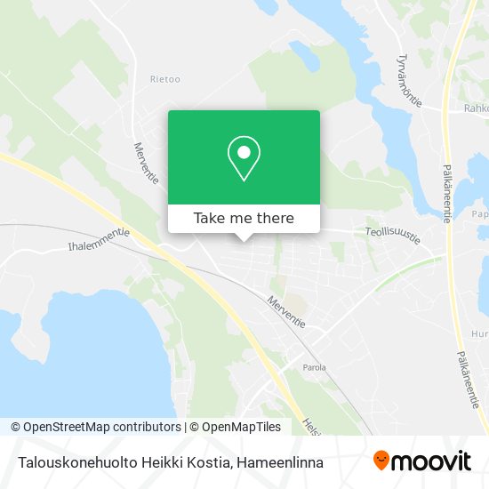 Talouskonehuolto Heikki Kostia map