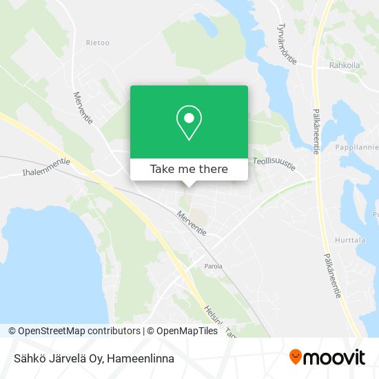 Sähkö Järvelä Oy map
