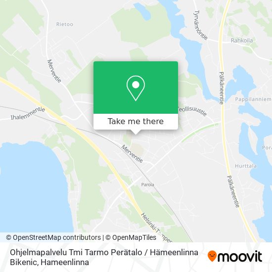 Ohjelmapalvelu Tmi Tarmo Perätalo / Hämeenlinna Bikenic map