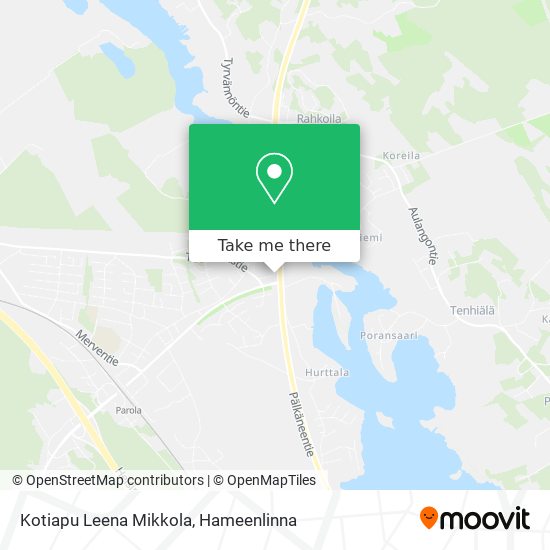 Kotiapu Leena Mikkola map