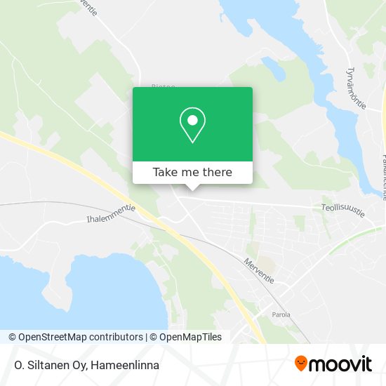 O. Siltanen Oy map