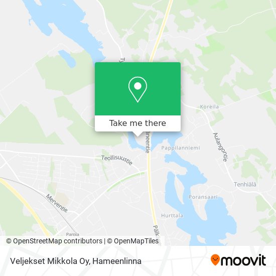 Veljekset Mikkola Oy map