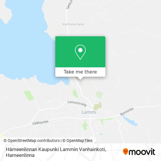 Hämeenlinnan Kaupunki Lammin Vanhainkoti map