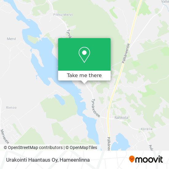 Urakointi Haantaus Oy map