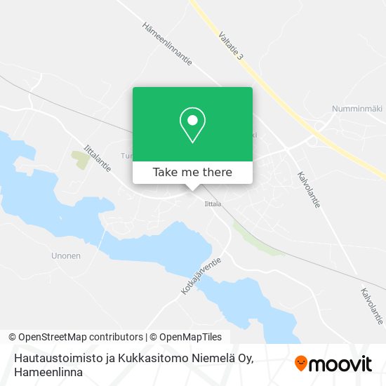 Hautaustoimisto ja Kukkasitomo Niemelä Oy map