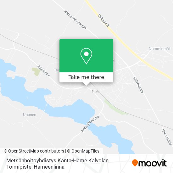 Metsänhoitoyhdistys Kanta-Häme Kalvolan Toimipiste map