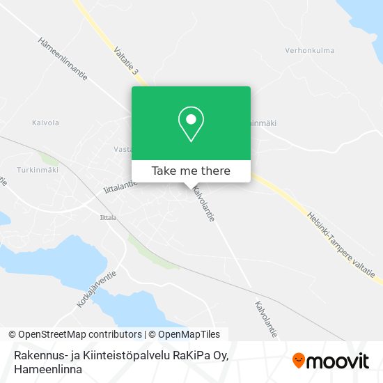 Rakennus- ja Kiinteistöpalvelu RaKiPa Oy map