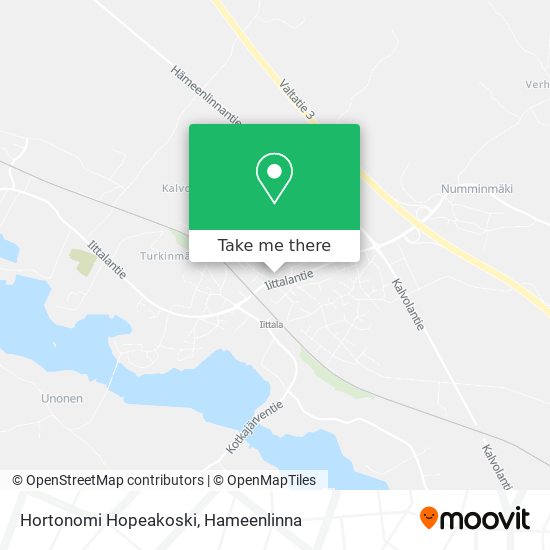 Hortonomi Hopeakoski map