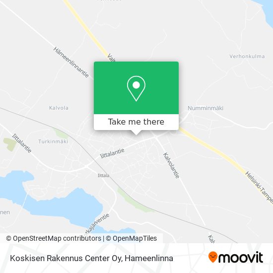 Koskisen Rakennus Center Oy map