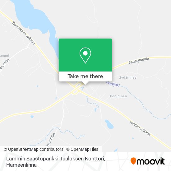 Lammin Säästöpankki Tuuloksen Konttori map
