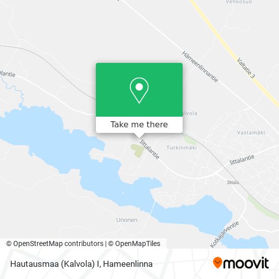 Hautausmaa (Kalvola) I map