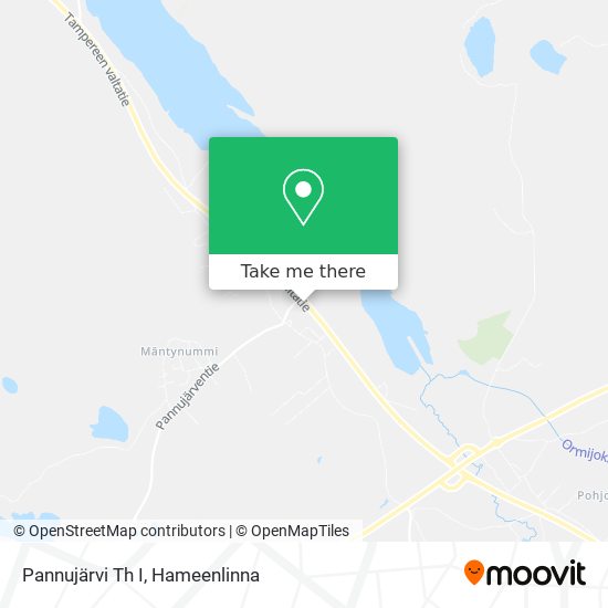 Pannujärvi Th I map