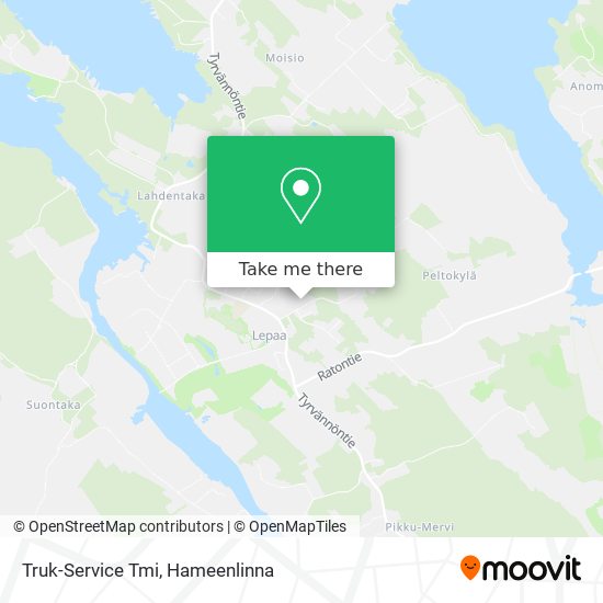 Truk-Service Tmi map