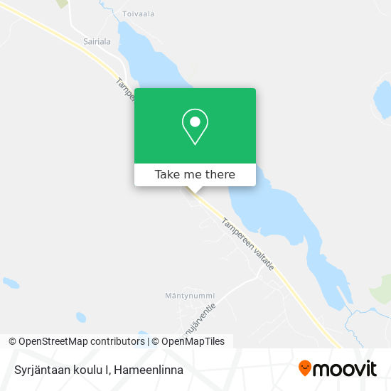 Syrjäntaan koulu I map