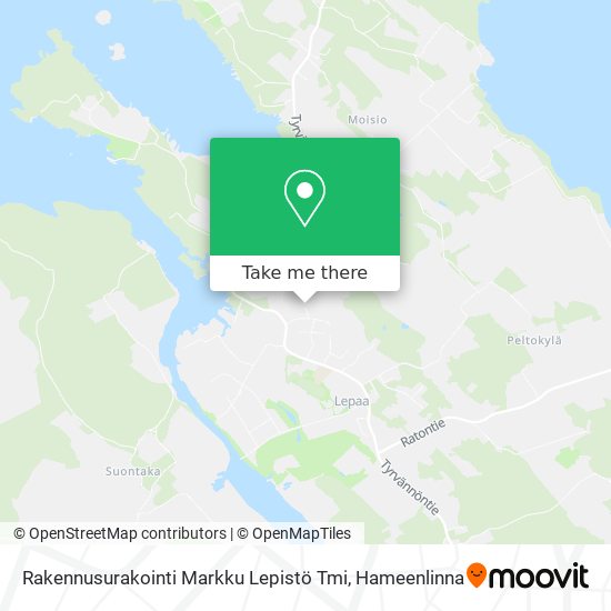 Rakennusurakointi Markku Lepistö Tmi map