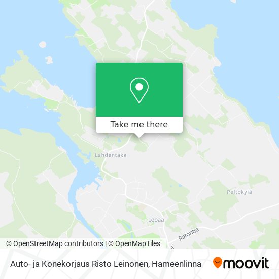 Auto- ja Konekorjaus Risto Leinonen map