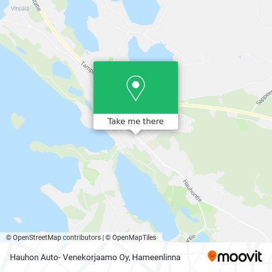 Hauhon Auto- Venekorjaamo Oy map
