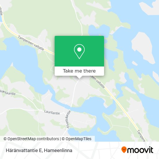 Häränvattantie E map