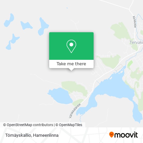 Tömäyskallio map