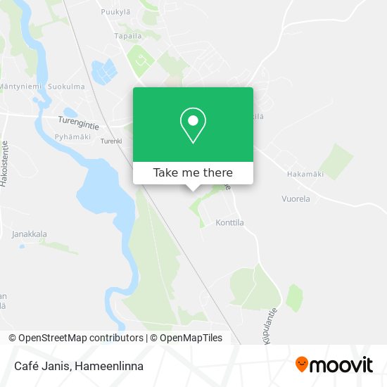 Café Janis map