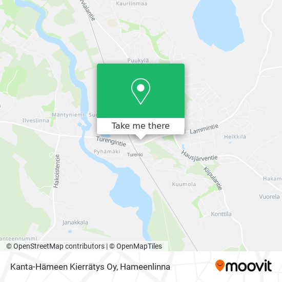 Kanta-Hämeen Kierrätys Oy map