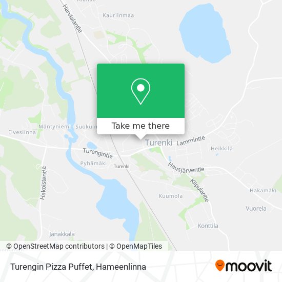Turengin Pizza Puffet map