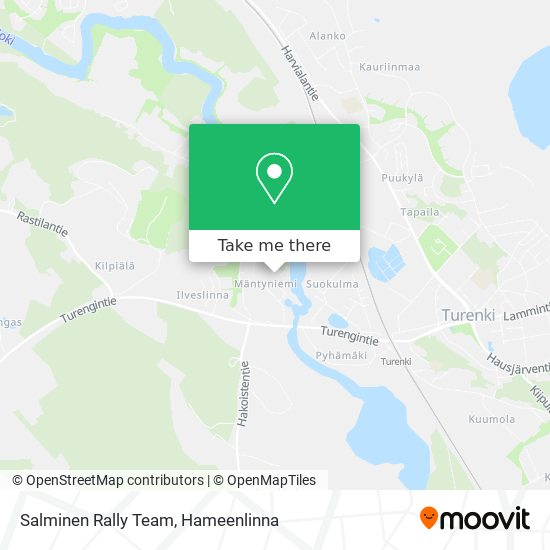Salminen Rally Team map