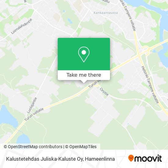 Kalustetehdas Juliska-Kaluste Oy map