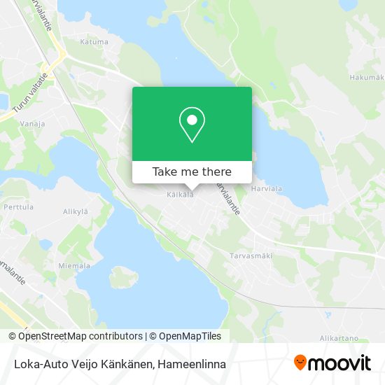Loka-Auto Veijo Känkänen map