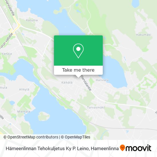Hämeenlinnan Tehokuljetus Ky P. Leino map