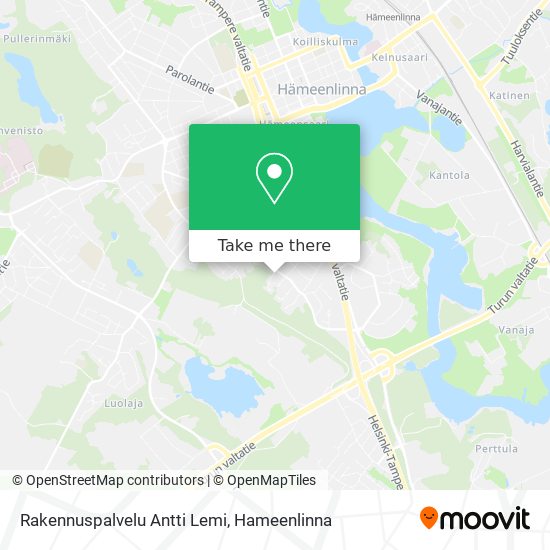 Rakennuspalvelu Antti Lemi map