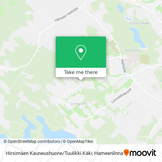Hirsimäen Kauneushuone / Tuulikki Käki map