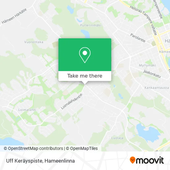 Uff Keräyspiste map