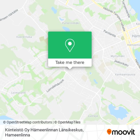 Kiinteistö Oy Hämeenlinnan Länsikeskus map