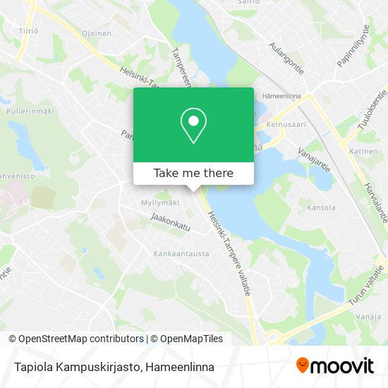Tapiola Kampuskirjasto map