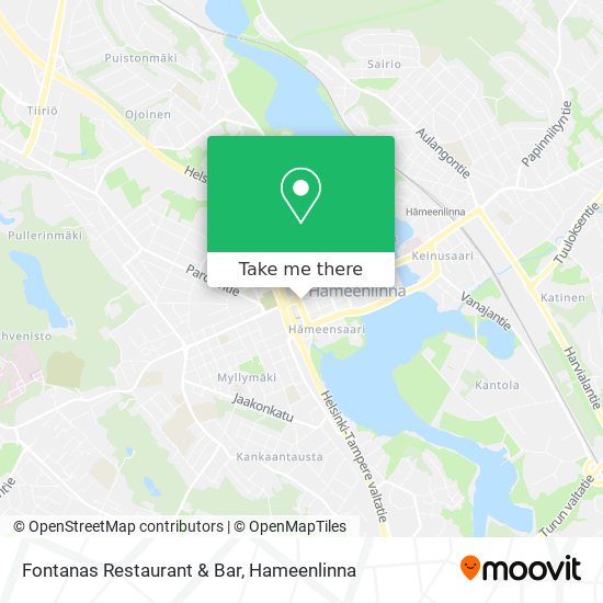 Fontanas Restaurant & Bar map