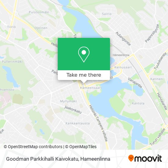 Goodman Parkkihalli Kaivokatu map