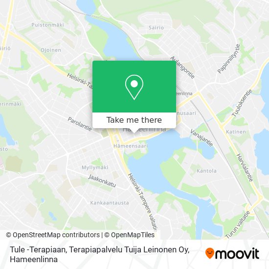 Tule -Terapiaan, Terapiapalvelu Tuija Leinonen Oy map