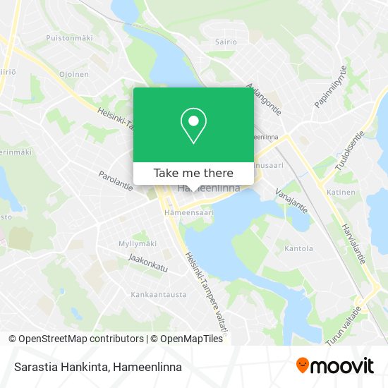 Sarastia Hankinta map