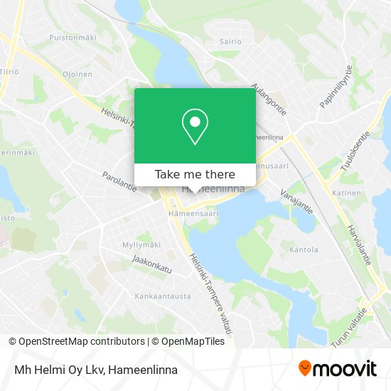How to get to Mh Helmi Oy Lkv in Hämeenlinna by Bus?