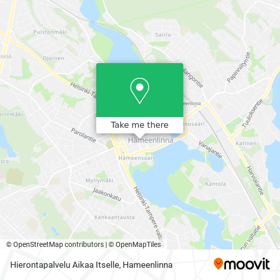 Hierontapalvelu Aikaa Itselle map