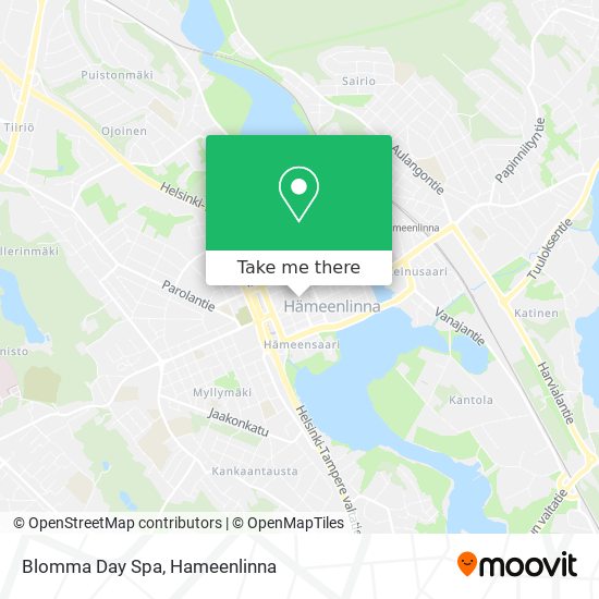 Blomma Day Spa map