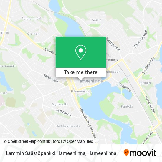 Lammin Säästöpankki Hämeenlinna map