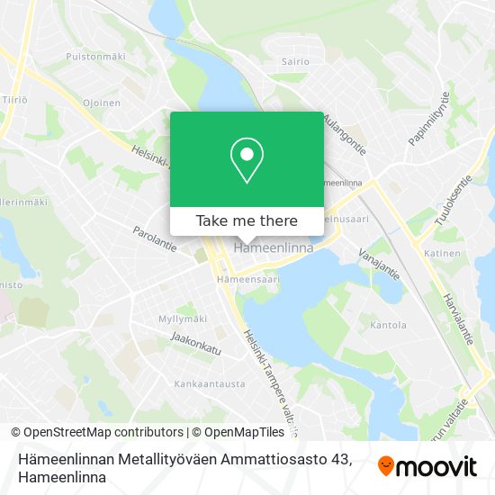 Hämeenlinnan Metallityöväen Ammattiosasto 43 map