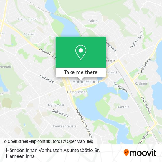 Hämeenlinnan Vanhusten Asuntosäätiö Sr map