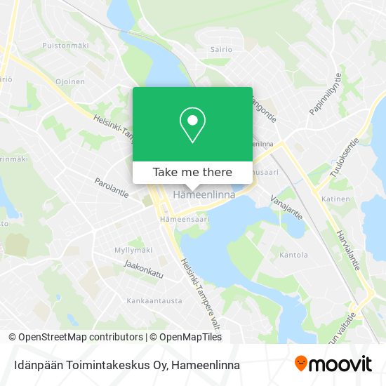 Idänpään Toimintakeskus Oy map