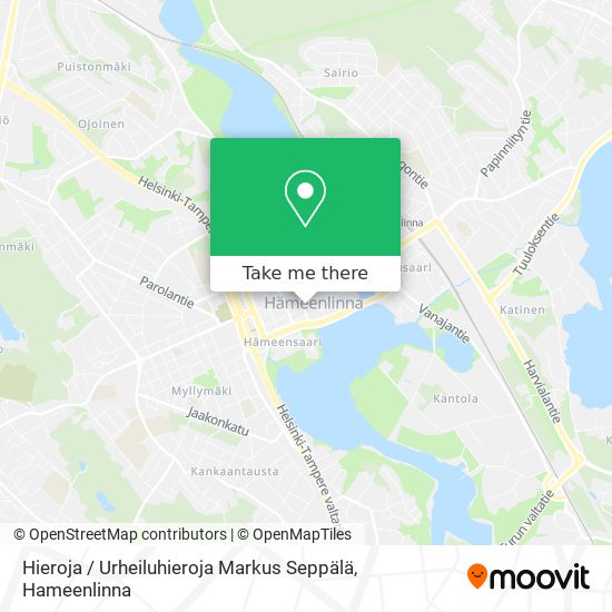 Hieroja / Urheiluhieroja Markus Seppälä map
