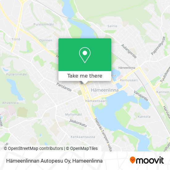 Hämeenlinnan Autopesu Oy map